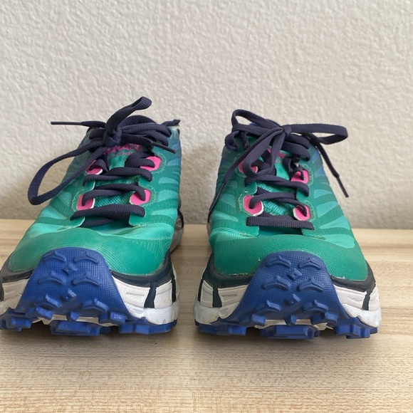 Hoka Mafate Speed 3 Shoes in Dazzling Blue Atlantis Trail Running Size 7.5 B - Picture 4 of 13